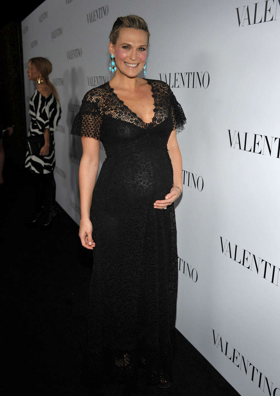 Molly Sims Valentino 50th Anniversary New Store Opening Beverly Hills