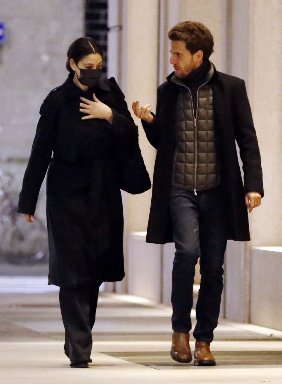 Monica Bellucci Out About Milan