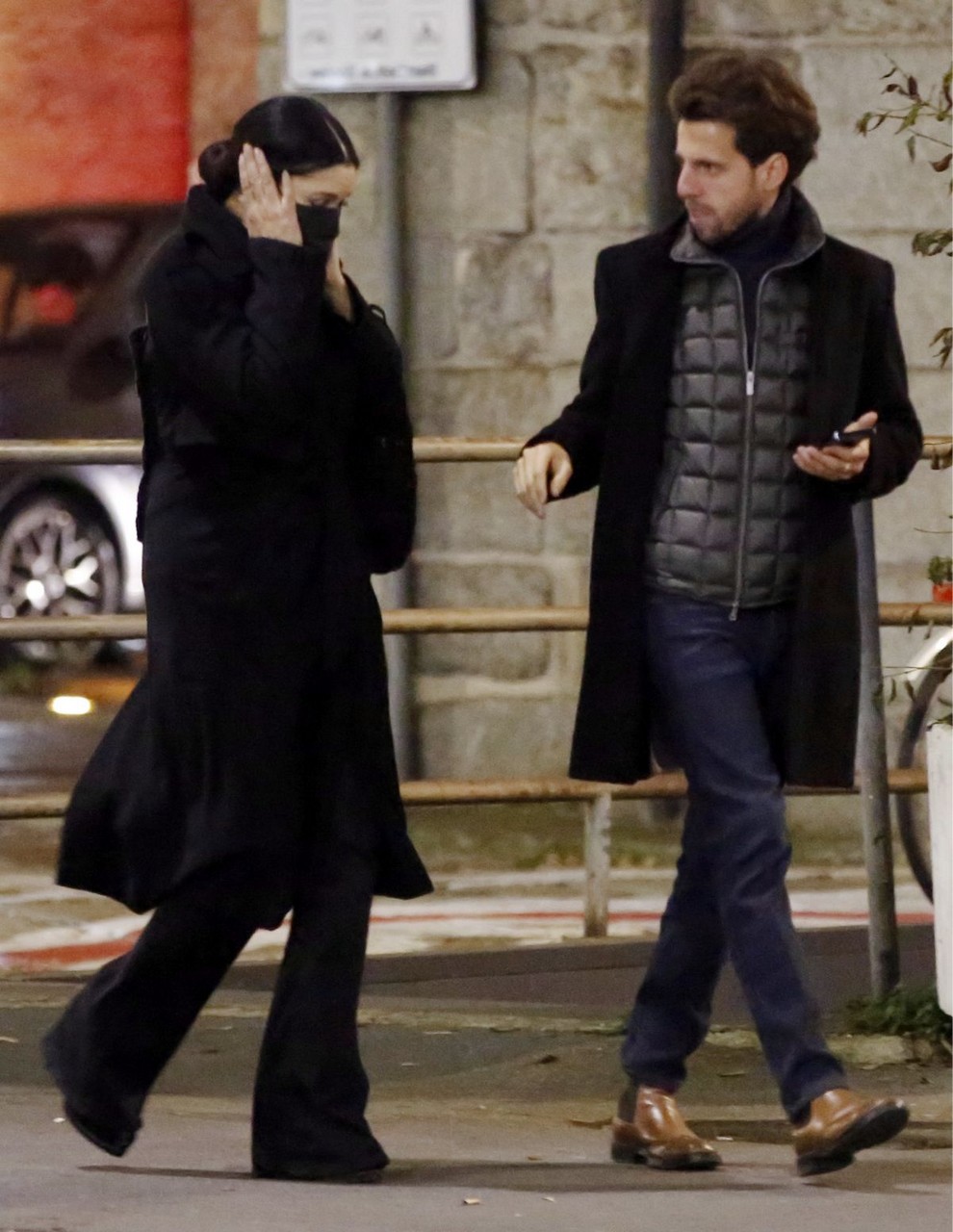 Monica Bellucci Out About Milan