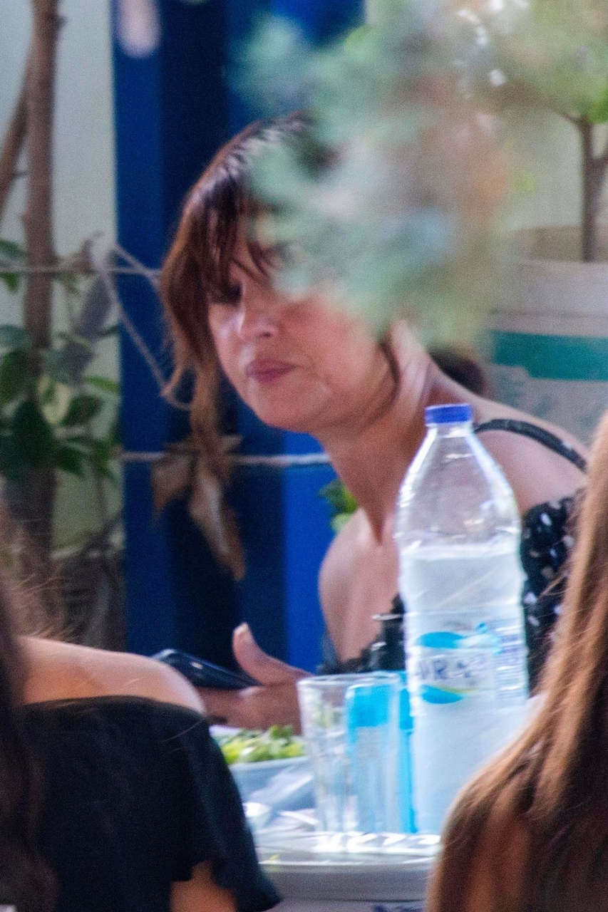 Monica Bellucci Out Vacation Greece