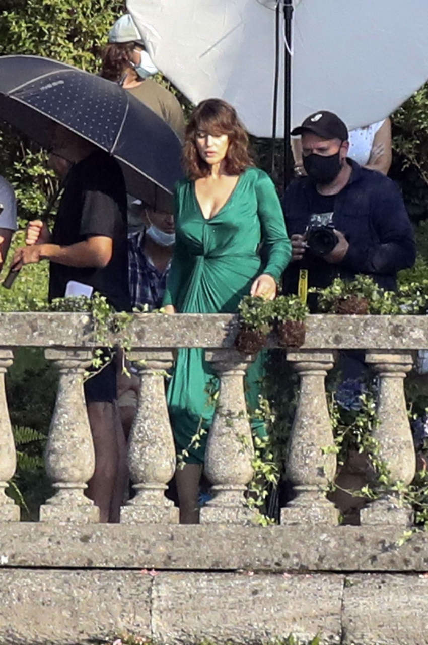 Monica Bellucci Set D G Advertising Campaign Lake Como