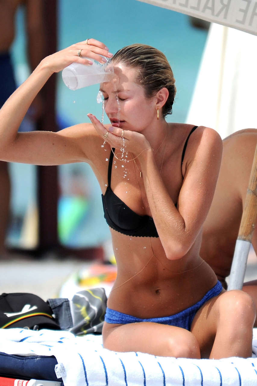More Pictures Candice Swanepoel Bikini Beach Miami