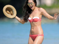 Myleene Klass Bikini Beach Barbados