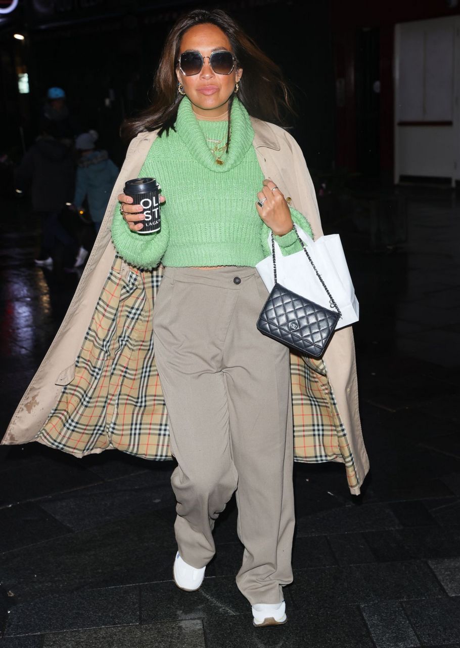 Myleene Klass Out And About London