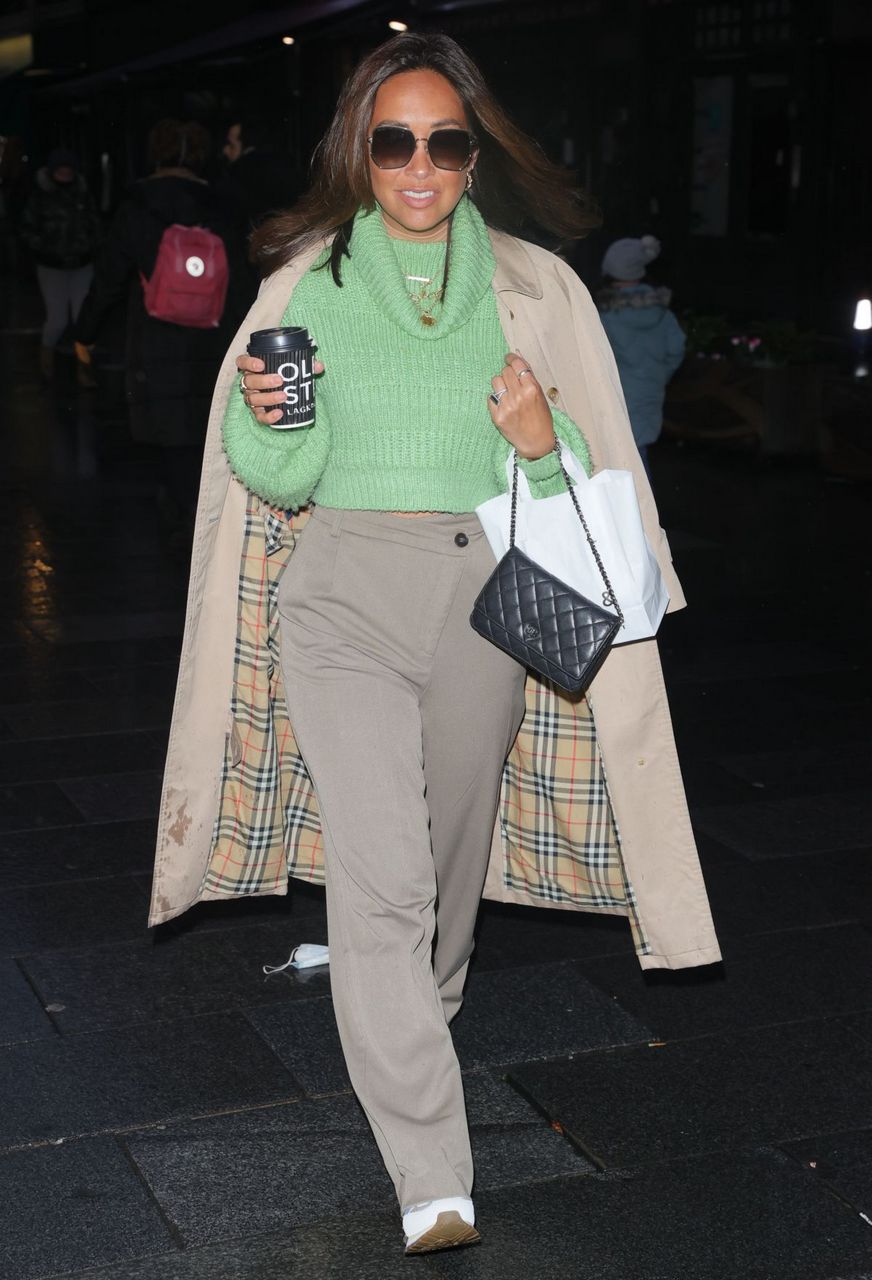Myleene Klass Out And About London