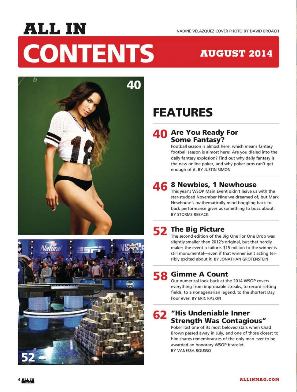 Nadine Velasquez All Magazine August 2014 Issue