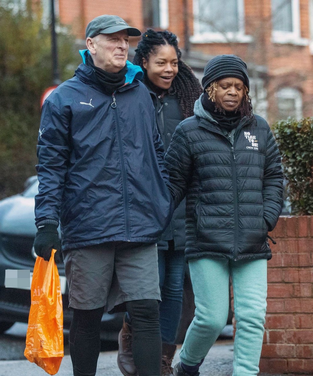 Naomie Harris Out With Her Mother Stepfather London