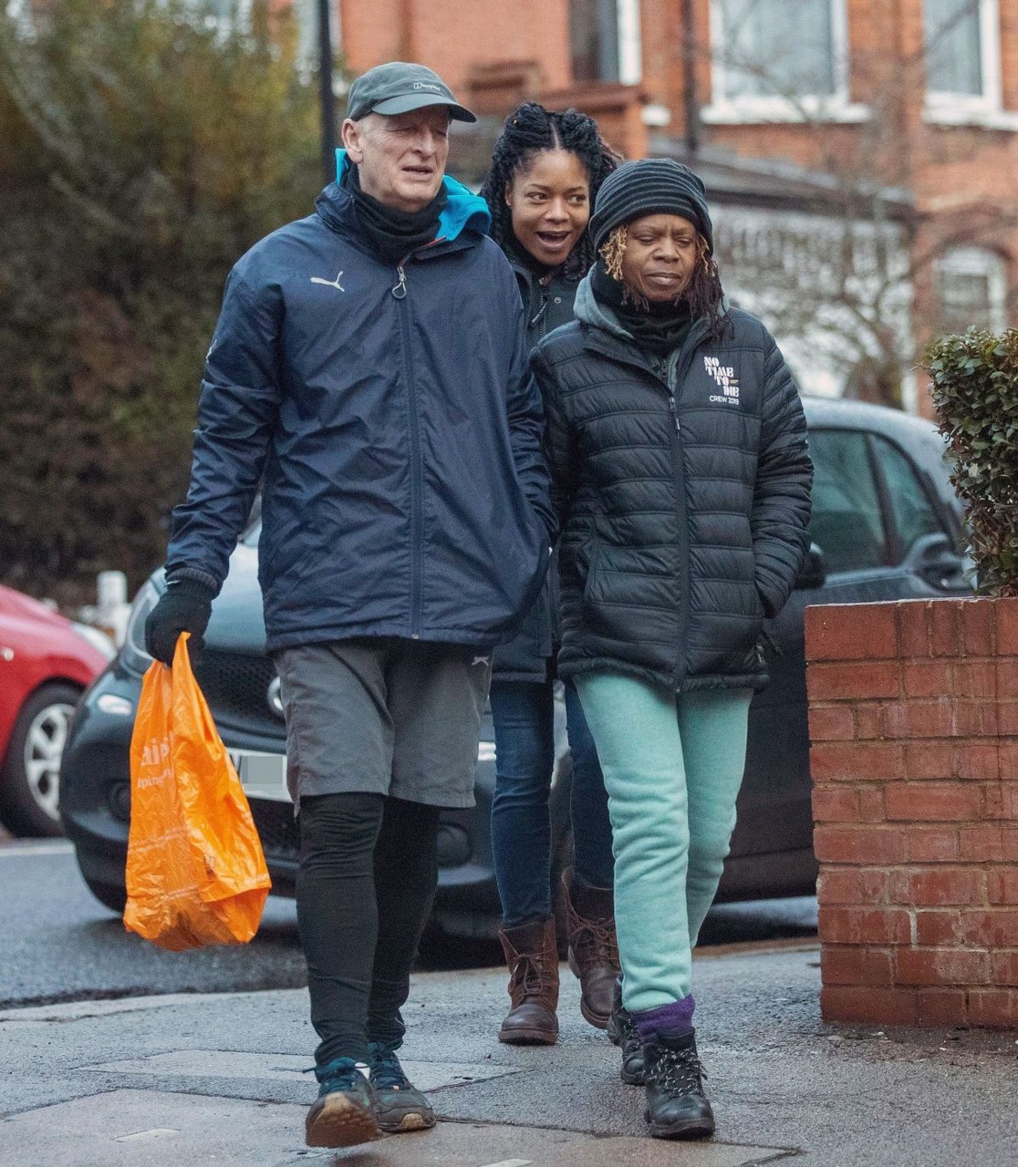 Naomie Harris Out With Her Mother Stepfather London