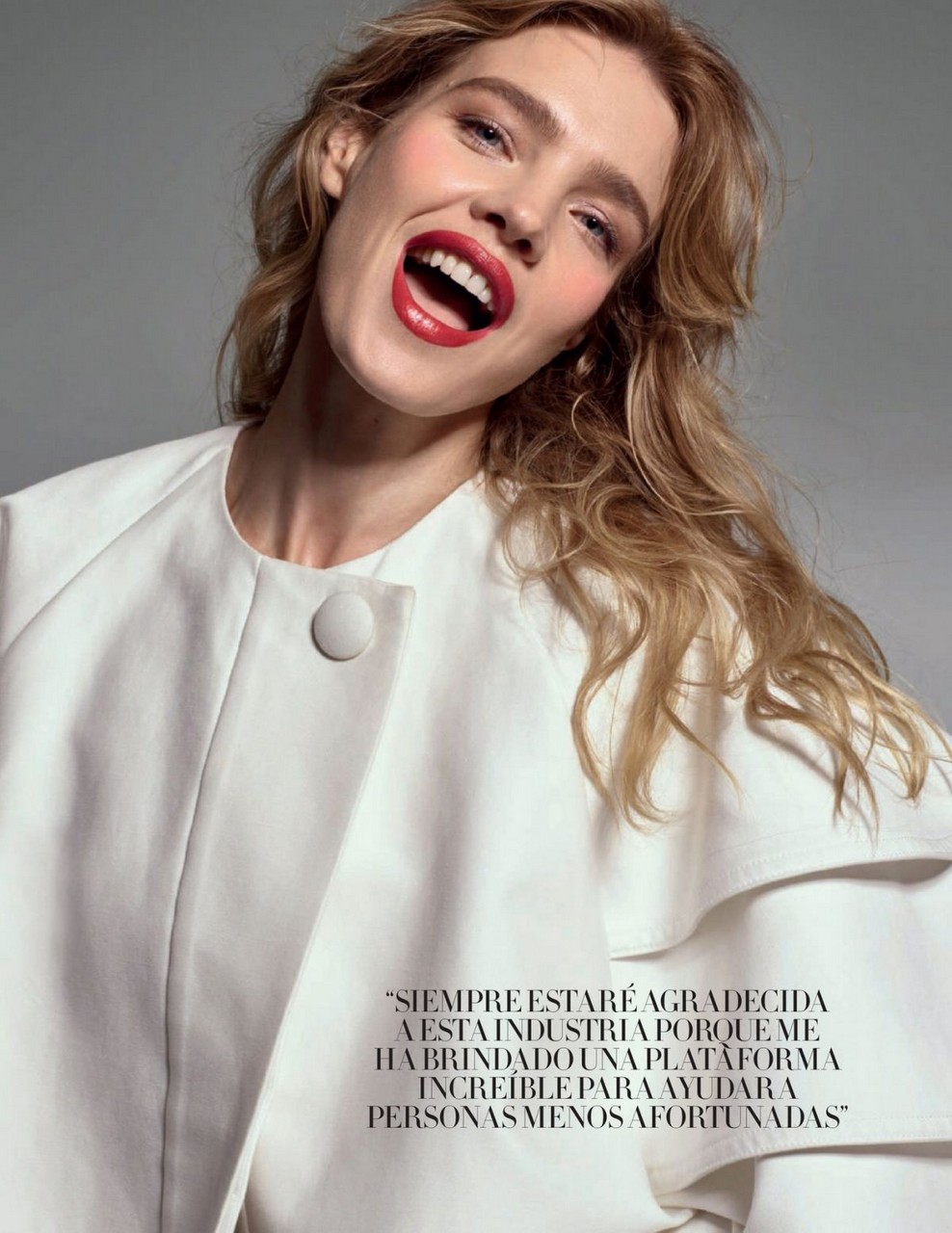 Natalia Vodianova For Harper S Bazaar Magazine Spain January