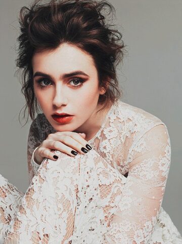 Nataliaromanovnas Lily Collins For Glamour