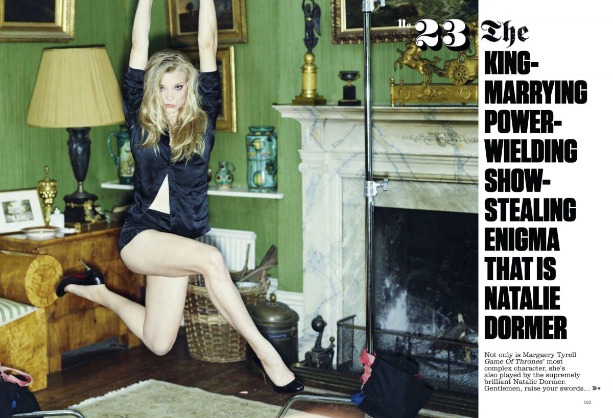 Natalie Dormer Fhm Magazine October 2014 Issue