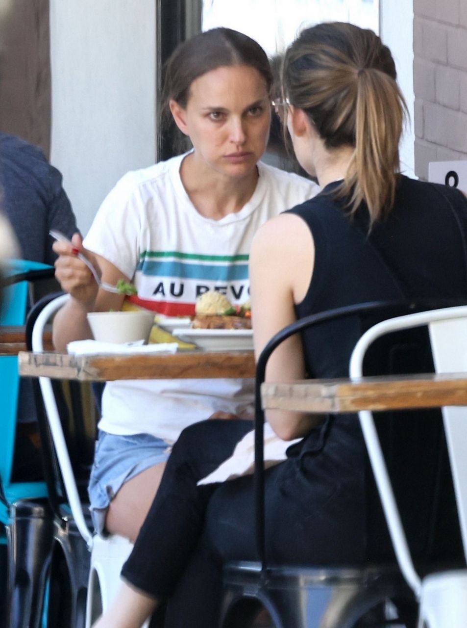 Natalie Portman Out For Lunch With Friend Los Feliz