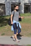 Natalie Portman Takes Her Daughter Swimming Lessons Los Angeles