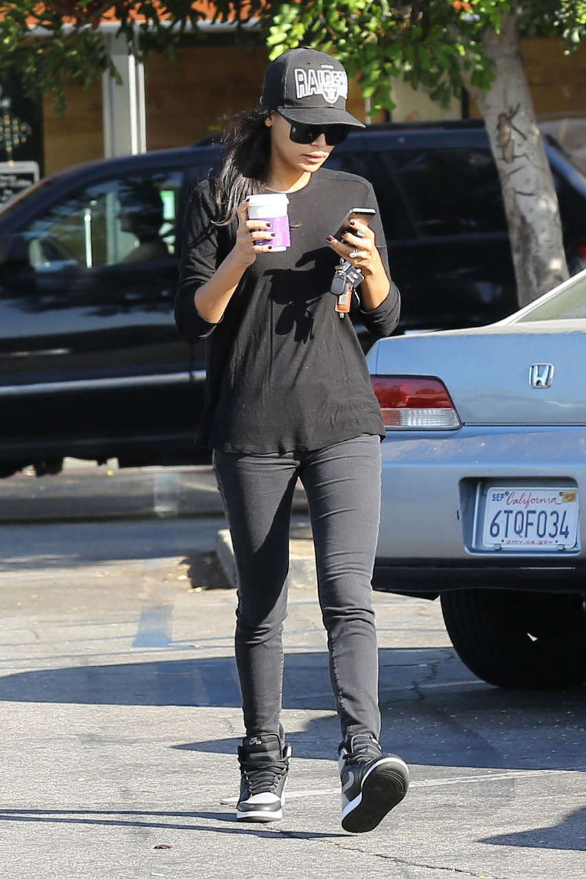 Naya Rivera Leaves Coffee Bean Los Angeles