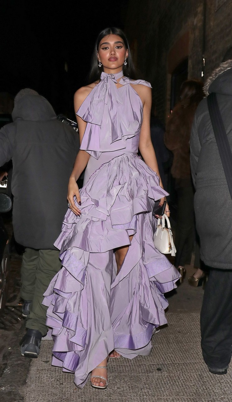 Neelam Gill Arrives British Fashion Awards Afterparty Chiltern Firehouse London