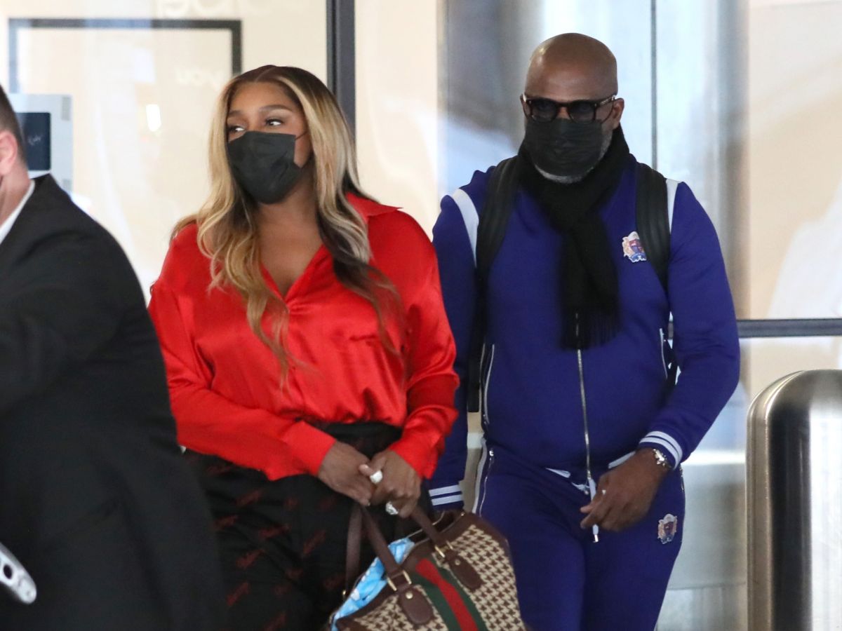 Nene Leakes Arrives Lax Airport Los Angeles
