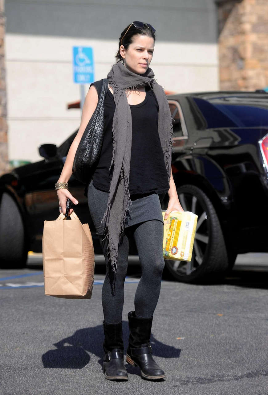 Neve Campbell Out Shopping Los Angeles