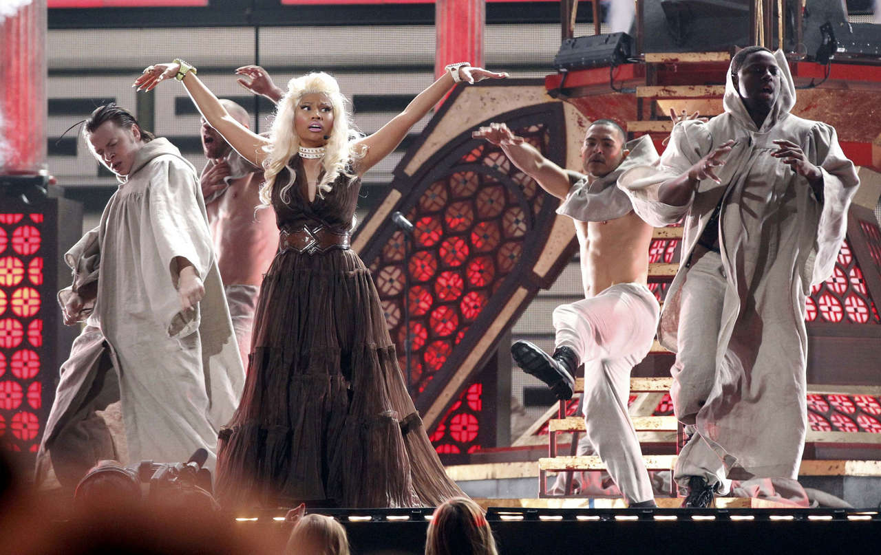 Nicki Minaj 54th Annual Grammy Awards Los Angeles