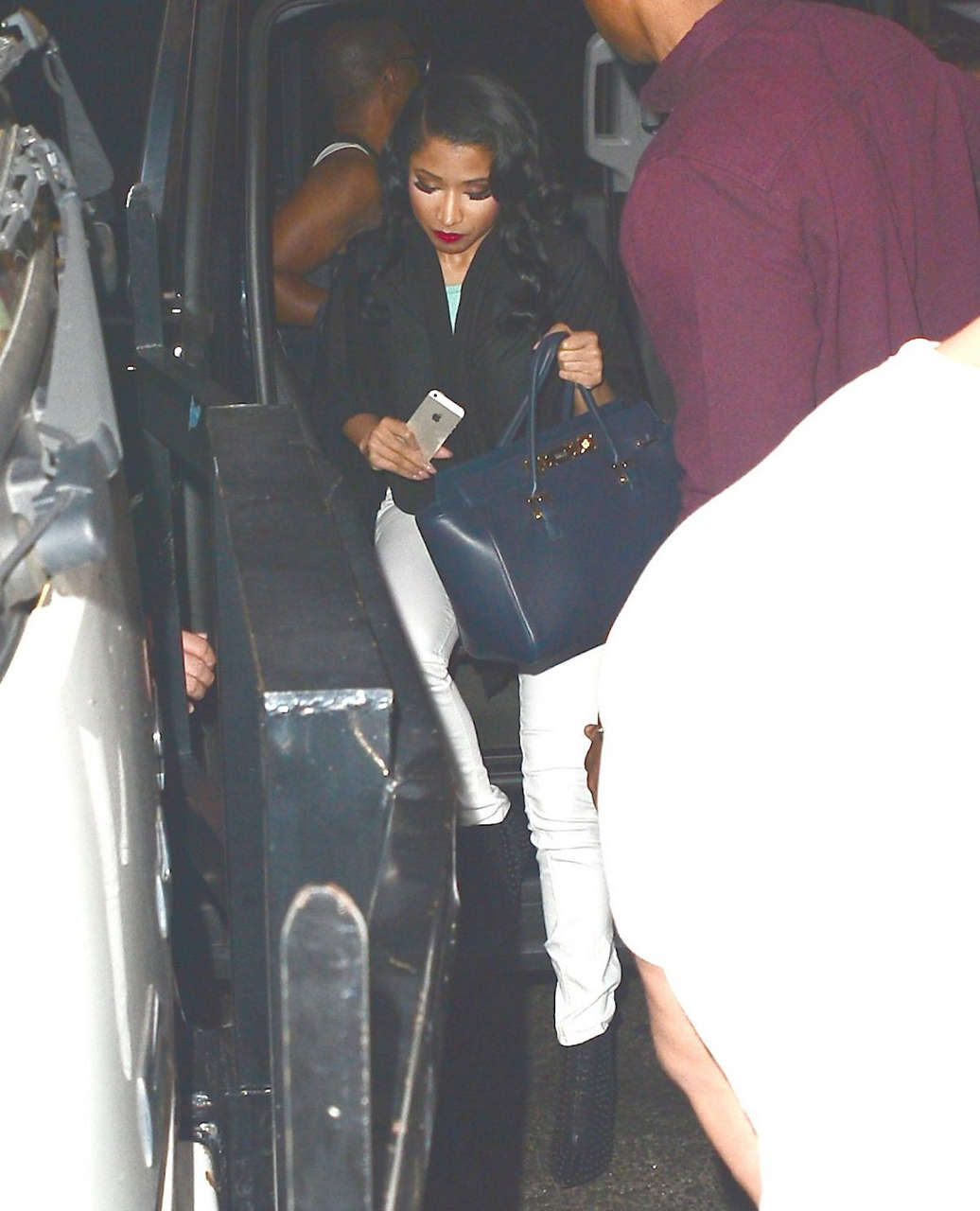 Nicki Minaj Arrives Photoshoot New York