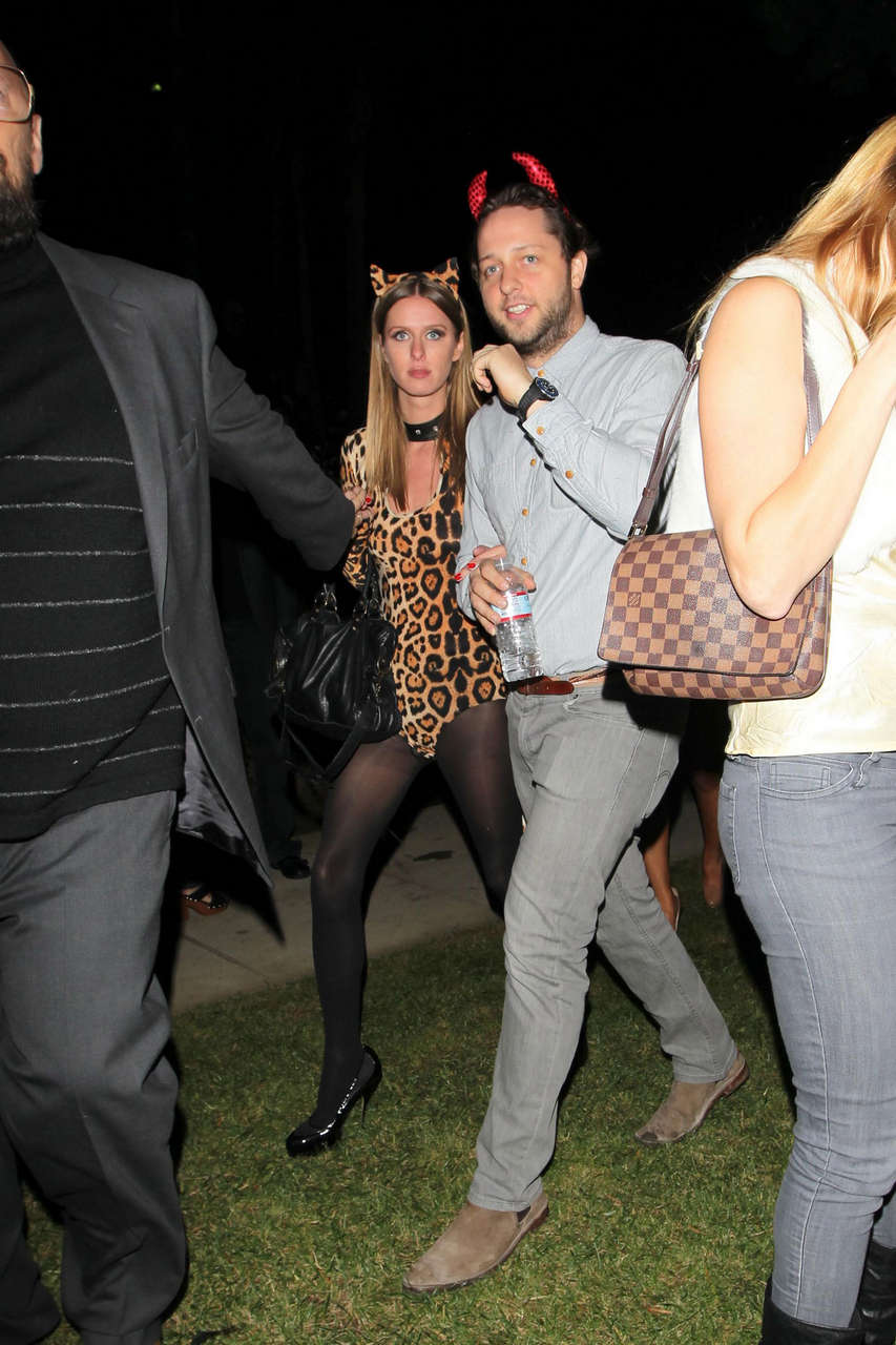 Nicky Hilton As Wild Cat Halloween Party