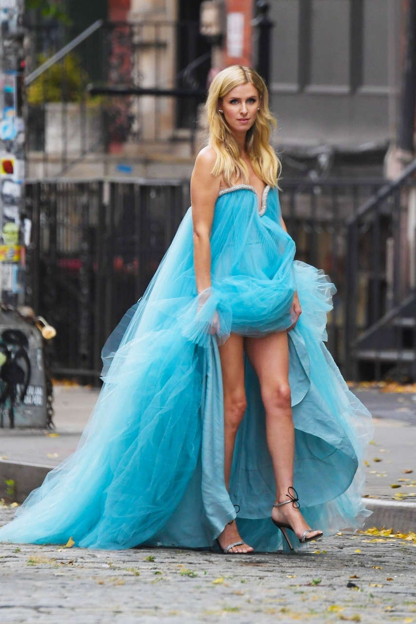 Nicky Hilton Set Of Photoshoot New York