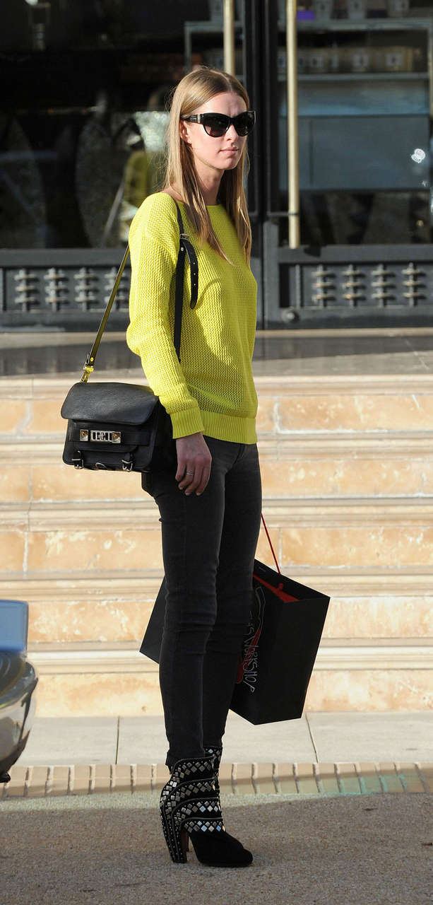 Nicky Hilton Tight Pants Shopping Barneys New York