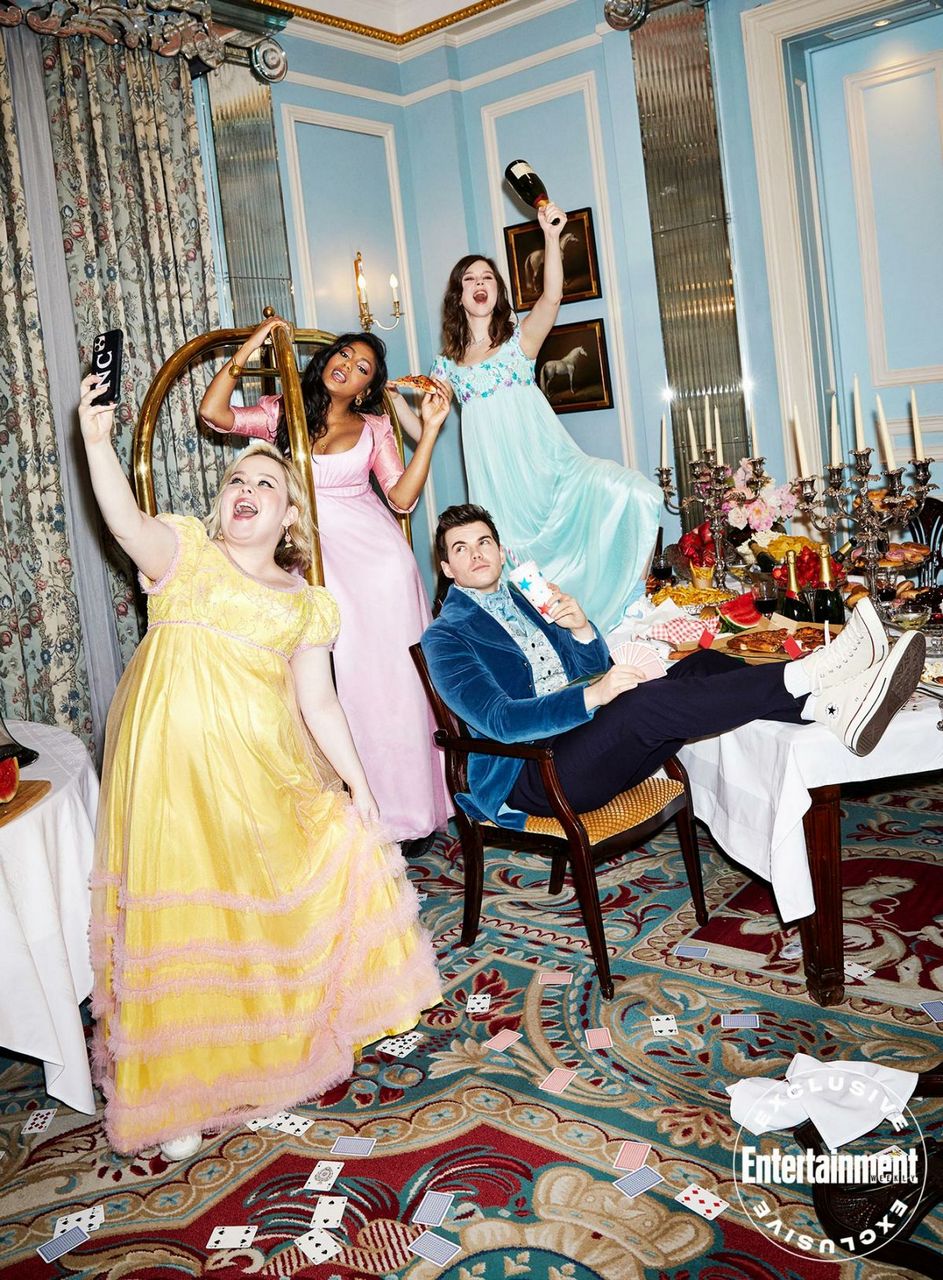 Nicola Coughlan Claudia Jessie Charithra Chandran And Luke Newton For Entertainment Weekly March