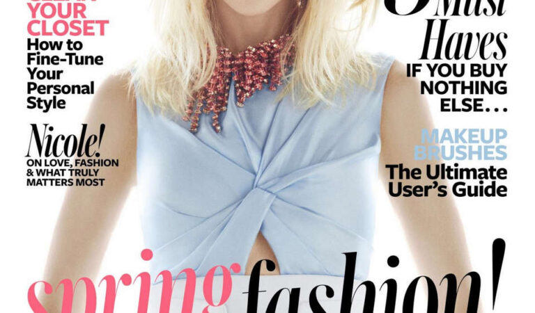 Nicole Kidman Instyle Magazine March 2014 Issue (2 photos)