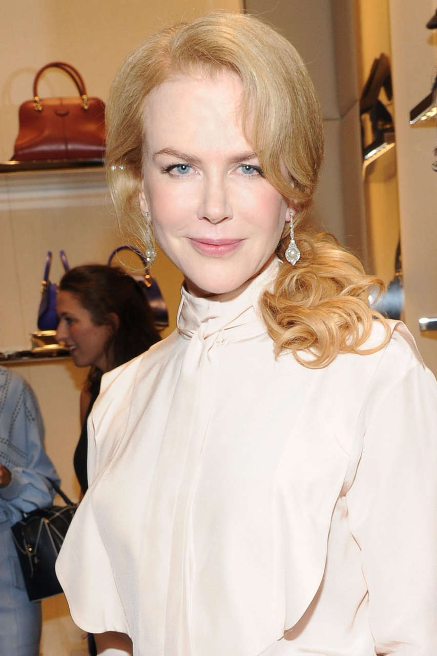 Nicole Kidman Tods Boutique Reopening Celebration New York