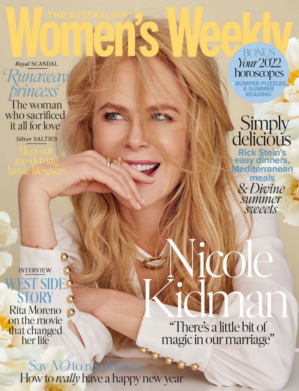 Nicole Kidman Women S Weekly Australia January