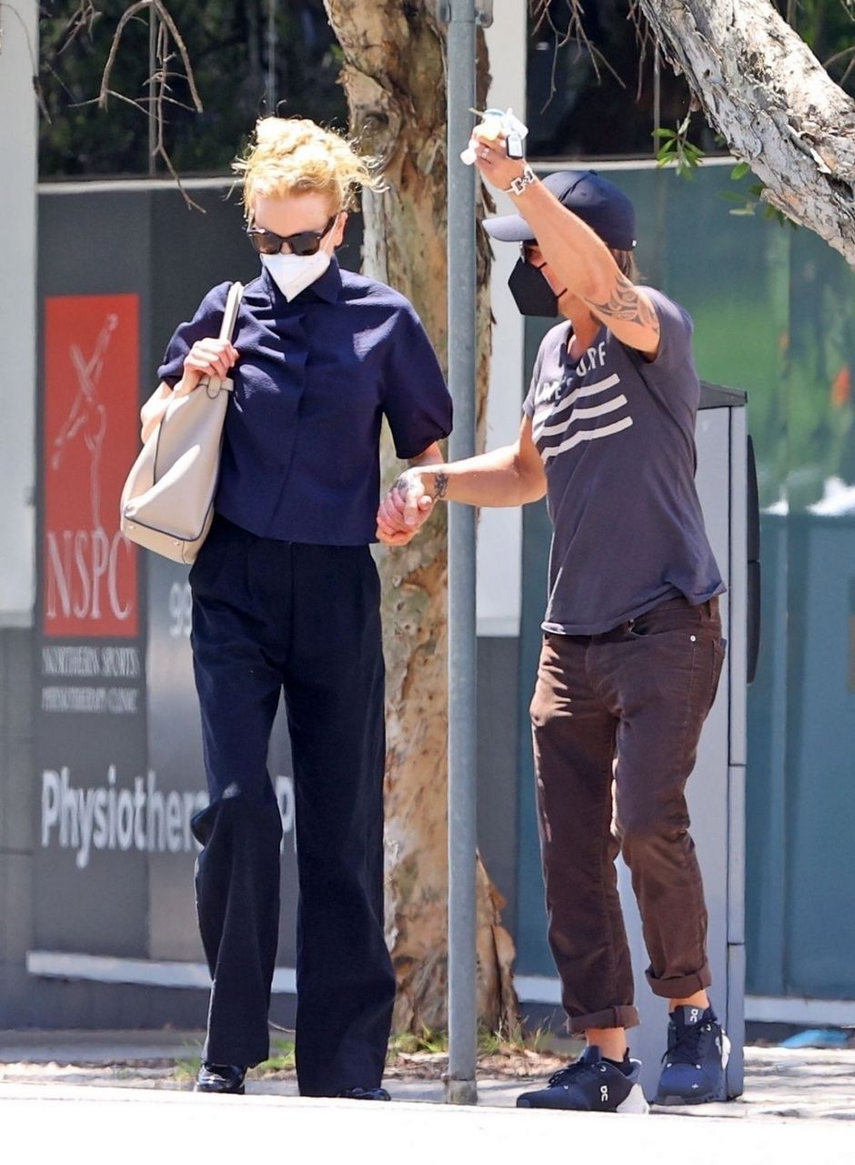 Nicole Kidmanj And Keith Urban Out Sydney
