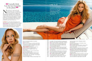 Nicole Richie Glamour Magazine Uk September 2012 Issue