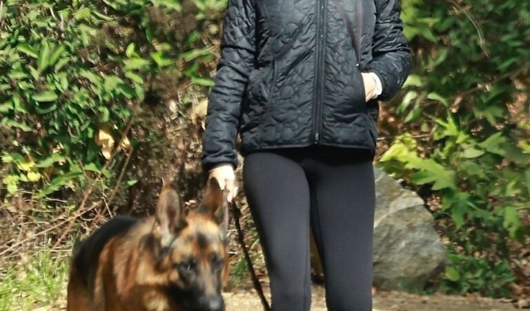 Nicole Richie Joel Out With Their Dogs Los Angeles (7 photos)