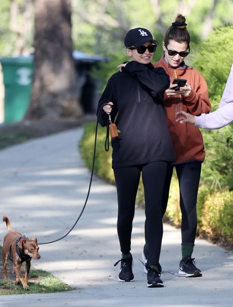 Nicole Richie Out With Her Dog Beverly Hills