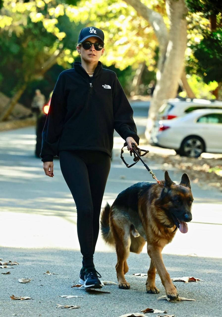 Nicole Richie Out With Her Dog Los Angeles