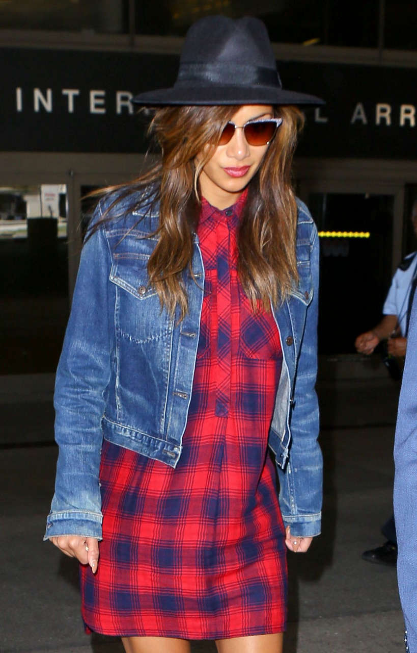 Nicole Scherzinger Arrives Lax Airport Los Angeles