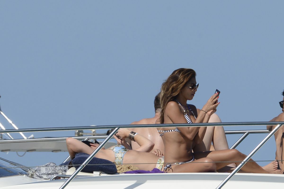 Nicole Scherzinger Bikini Yacht Ibiza