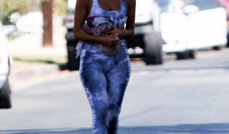 Nicole Scherzinger Thom Evans Heading To Gym Los Angeles (9 photos)