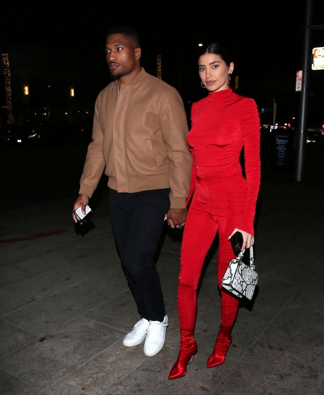 Nicole Williams And Larry English On Valentine S Date Beverly Hills