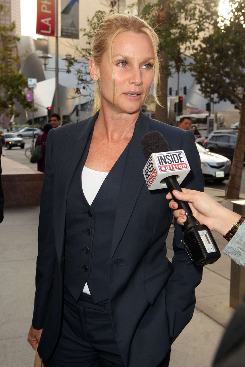 Nicolette Sheridan Leaving Los Angeles County Courthouse