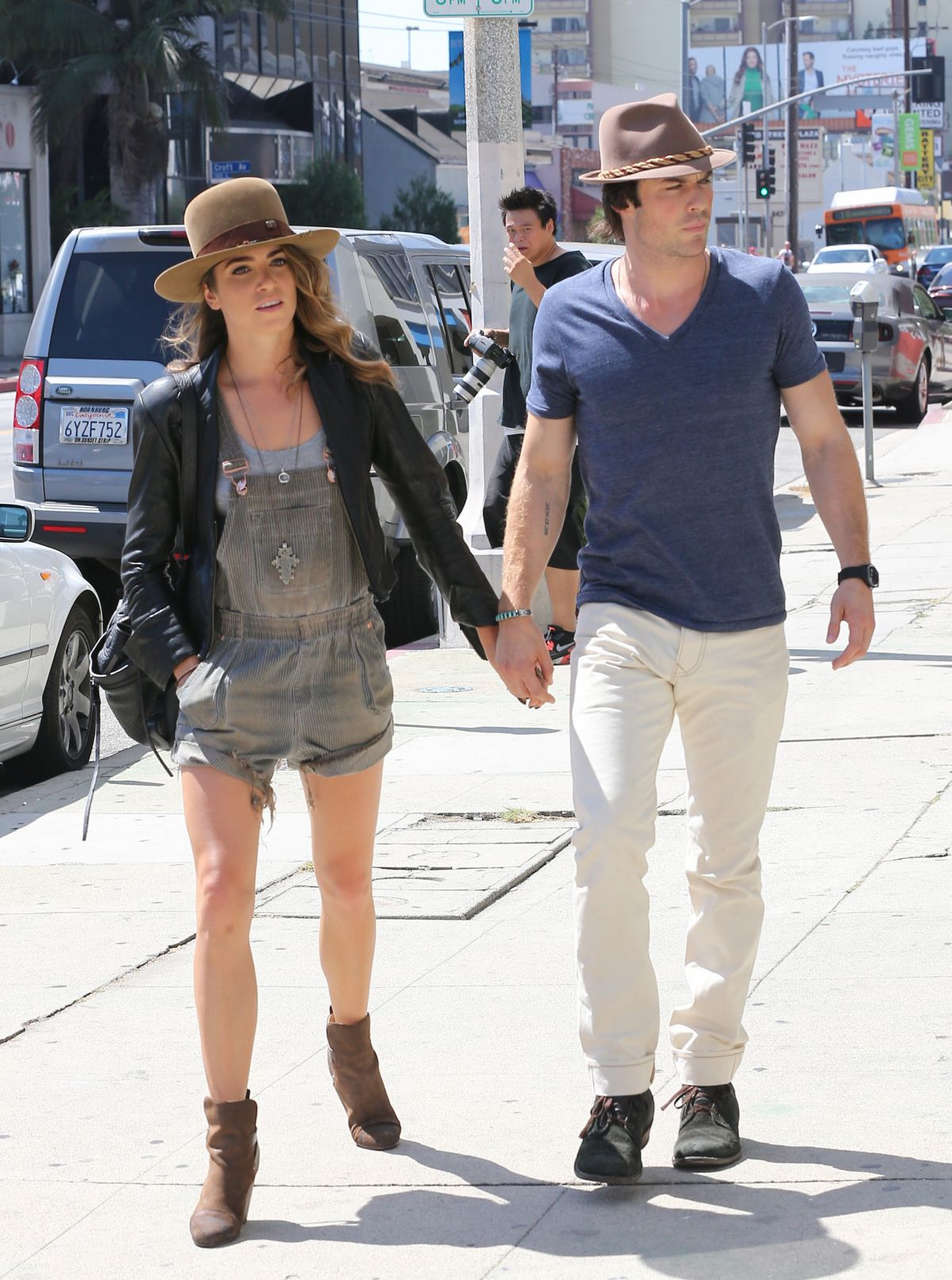 Nikki Reed Ian Somerhalder Out About Los Angeles