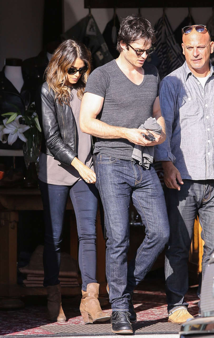 Nikki Reed Ian Somerhalder Out About Venice