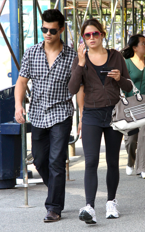 Nikki Reed With Taylor Lautner