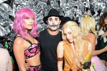 Nina Agdal Kid Cudi Richie Akiva S Halloween Party New York