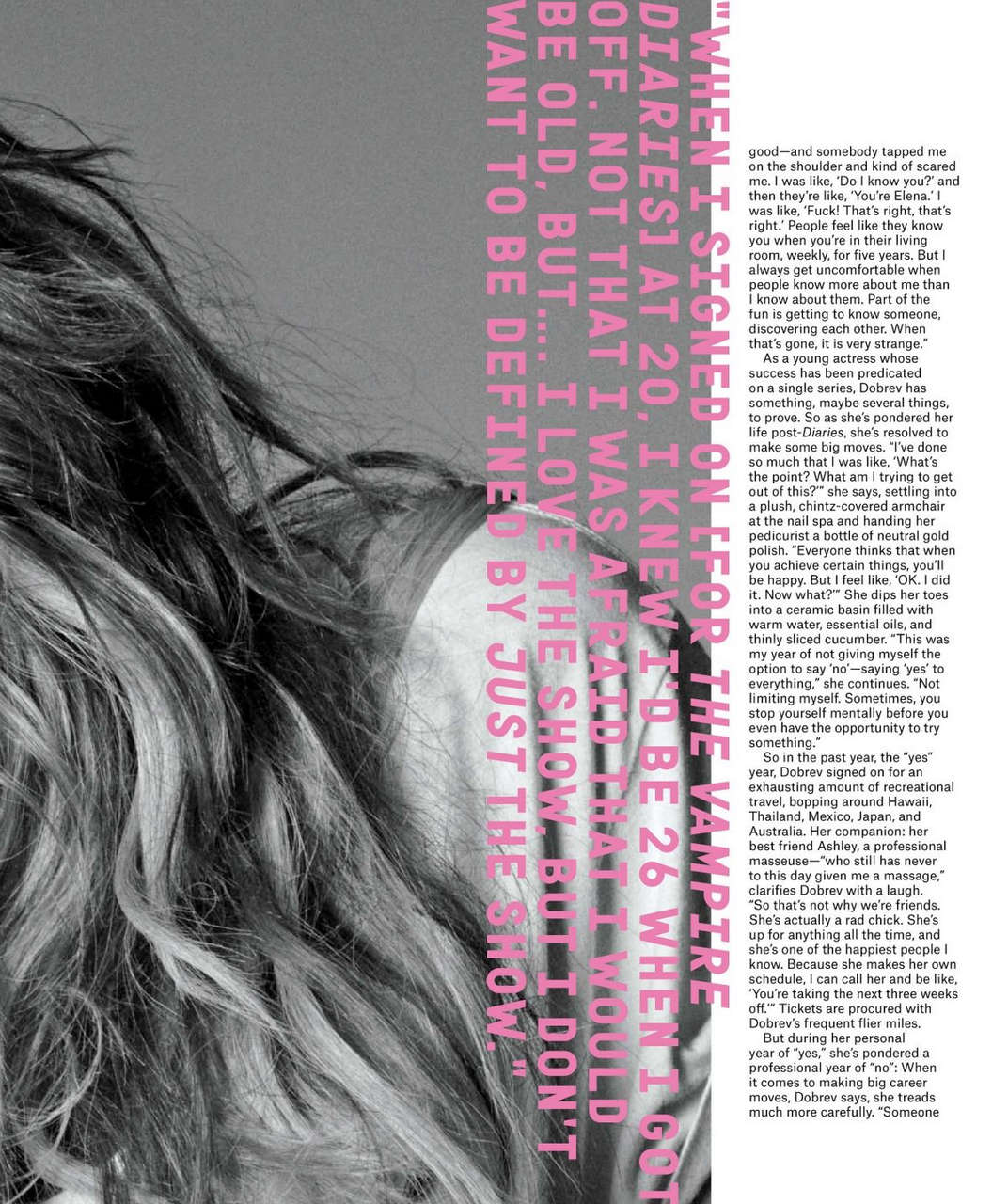 Nina Dobrev Nylon Magazine August 2014 Issue