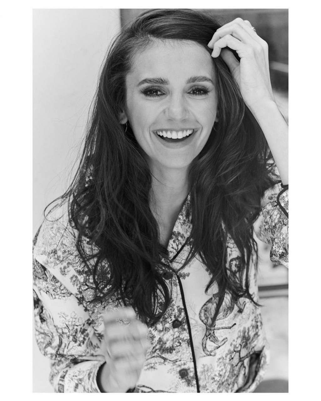 Nina Dobrev Promotes Dior Makeup
