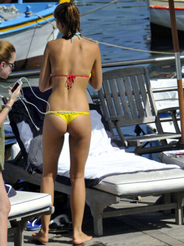 Nina Senicar Bikini Ischia Italy