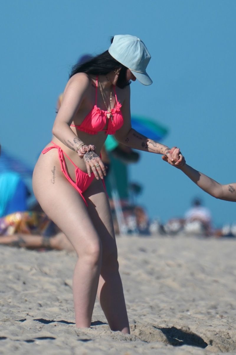 Noah Brandi Cyrus Bikinis Beach Miami