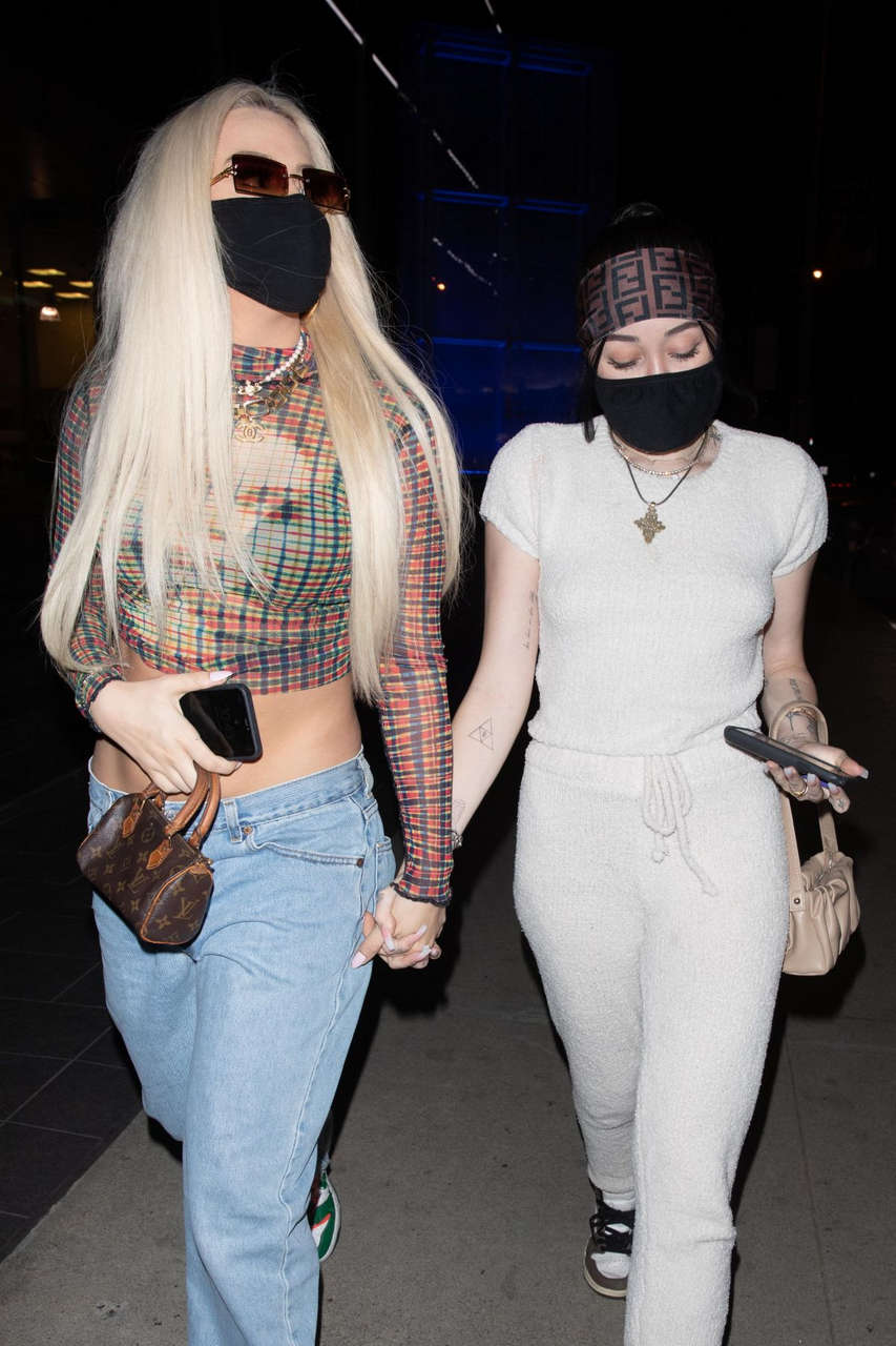 Noah Cyrus Tana Mongeau Out For Dinner Boa West Hollywood