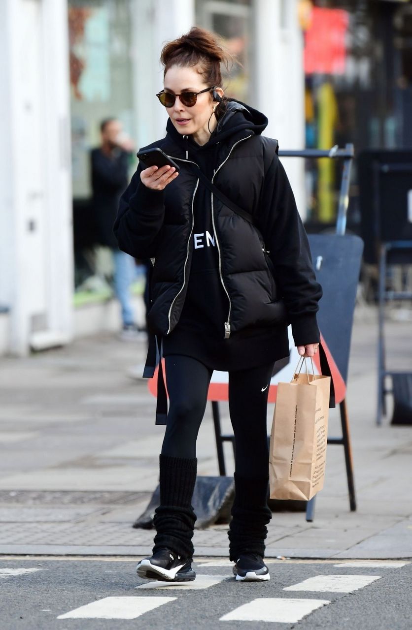 Noomi Rapace Out And About London